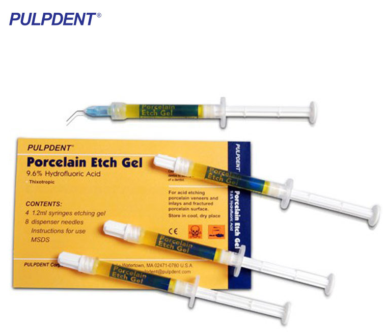  تصویر کالای ژل اسید اچ پرسلن پالپ دنت – Pulpdent Porcelain Etch Gel ارایه شده در وب سایت http://dentalcentertab.ir 